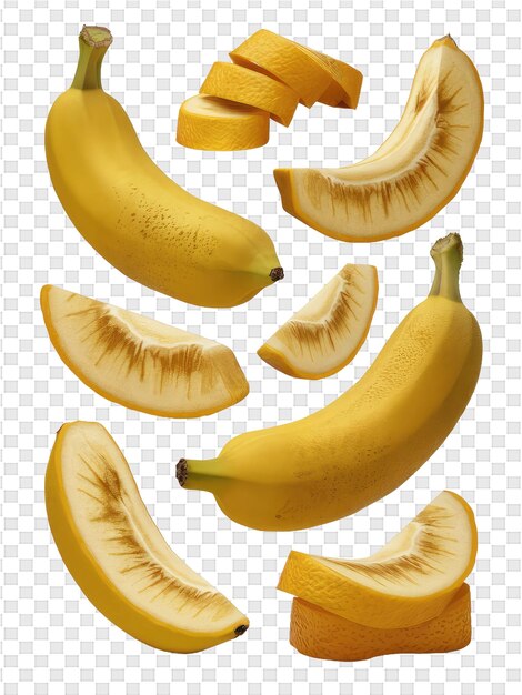 PSD eine zeichnung von bananen mit dem wort banane darauf