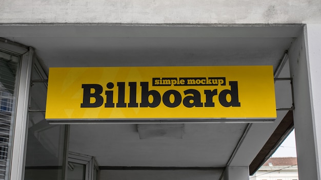 Einfaches billboard-modell