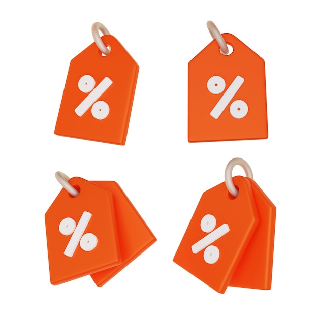 Einkaufsmarkierung 3D-Symbol-Grafik