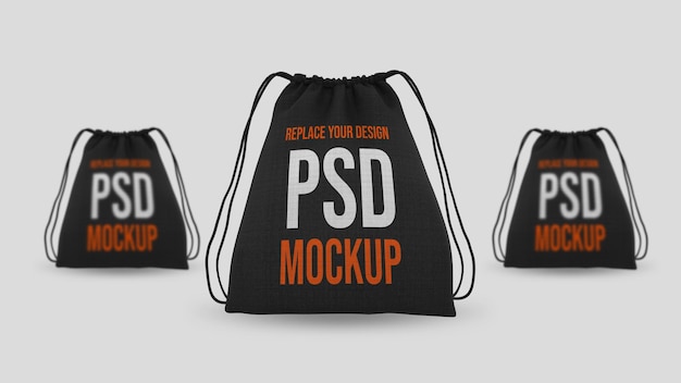 Einkaufstasche 3D-Rendering Mockup Design