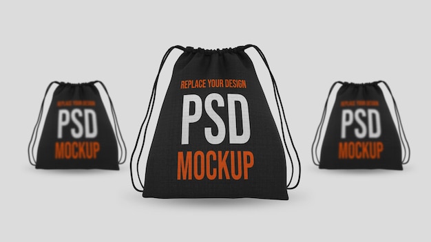 PSD einkaufstasche 3d-rendering mockup design