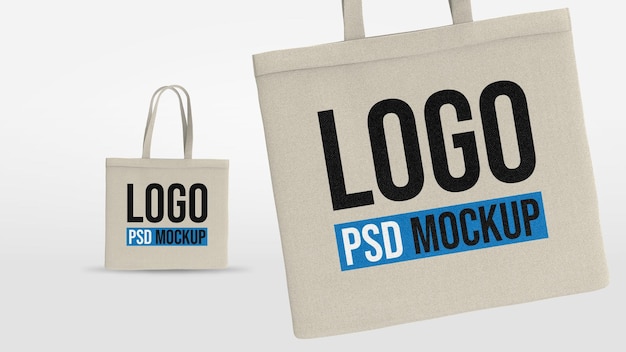 Einkaufstasche 3D-Rendering Mockup Design