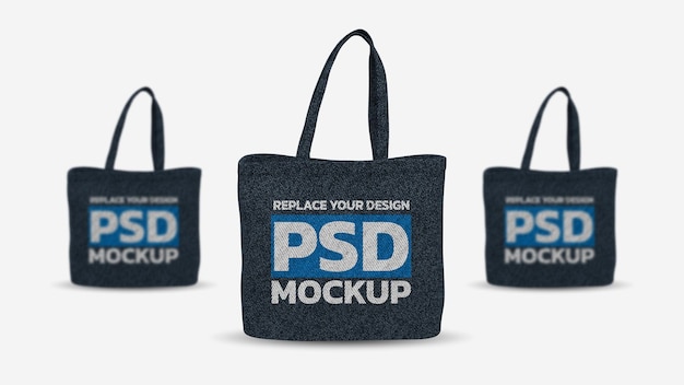 Einkaufstasche 3D-Rendering Mockup Design