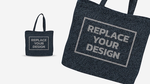 Einkaufstasche 3D-Rendering Mockup Design
