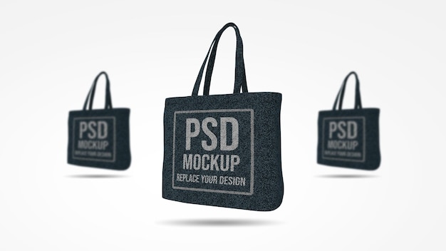 Einkaufstasche 3D-Rendering Mockup Design