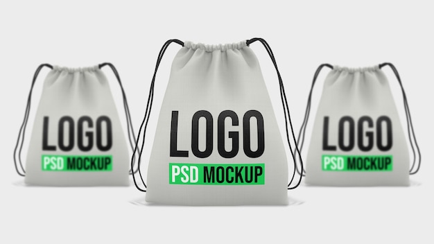 Einkaufstasche 3D-Rendering Mockup Design