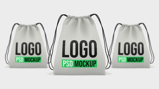 PSD einkaufstasche 3d-rendering mockup design