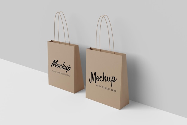 Einkaufstasche Mockup Design isoliert