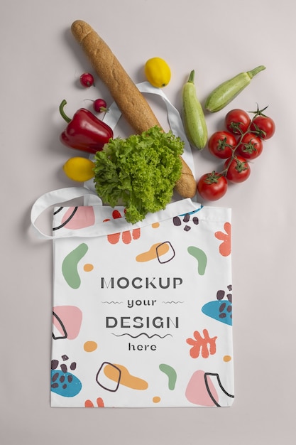 Einkaufstasche Mockup Design