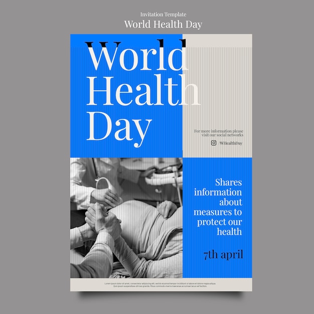 Einladungsvorlage zum Weltgesundheitstag