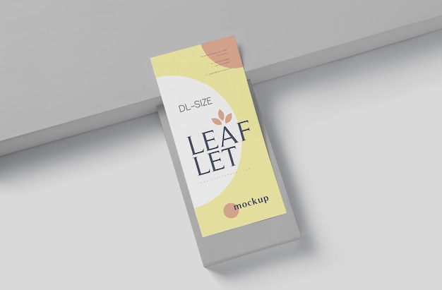 Einseitiges Flyer-Mockup im DL-Format