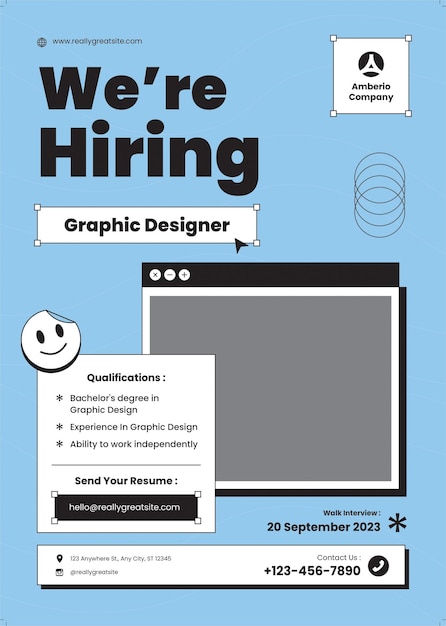 Einstellung von Designer-Flyer