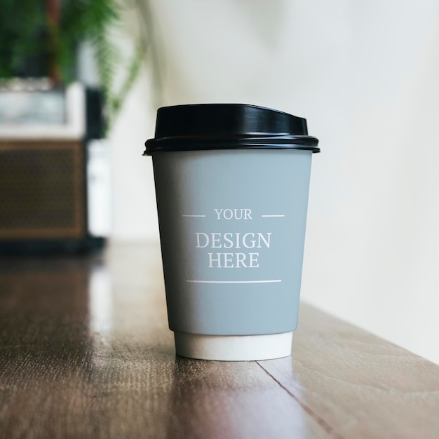 Einweg-Kaffeepapierbecher-Mockup-Design
