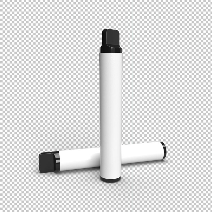 PSD einweg-vape-stift mit kopierbereich isoliert mit transparentem hintergrund