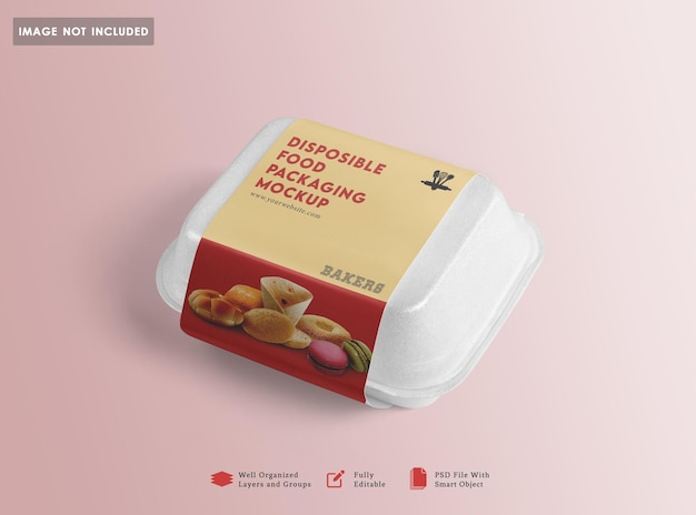 Einwegbox-Mockup