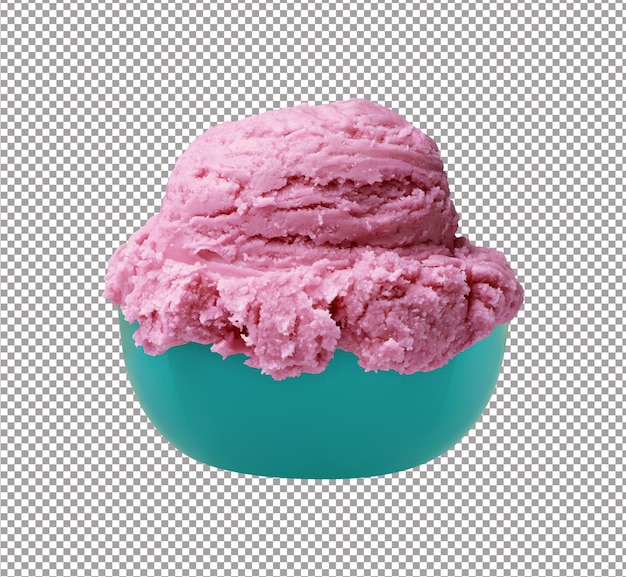 Eis in einer Schüssel