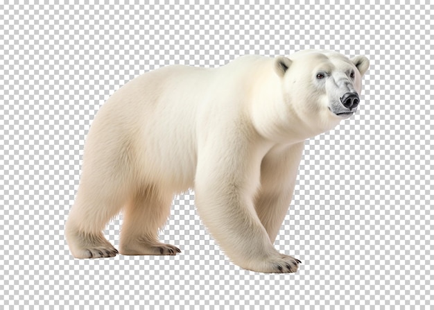 Eisbär isolierter transparenter hintergrund