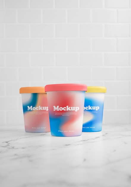 Eisbecher-Mockup-Design