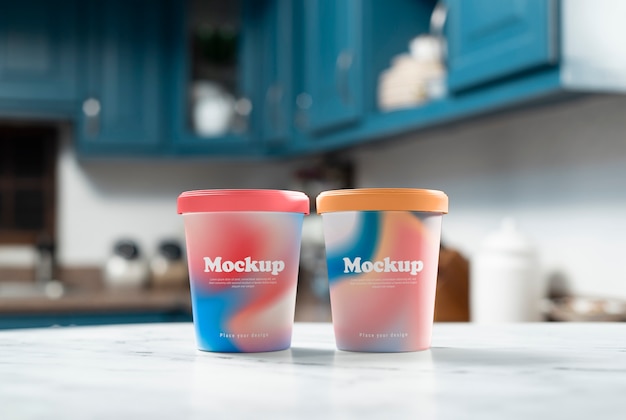 Eisbecher-Mockup-Design