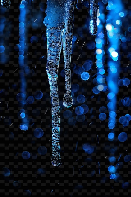 PSD eiskristalle im schnee