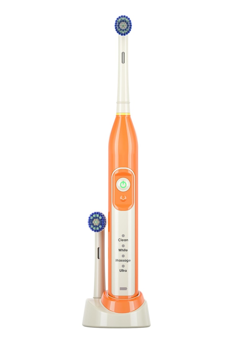 PSD electric toothbrush tooth brush 3d rendering isolated on transparent background