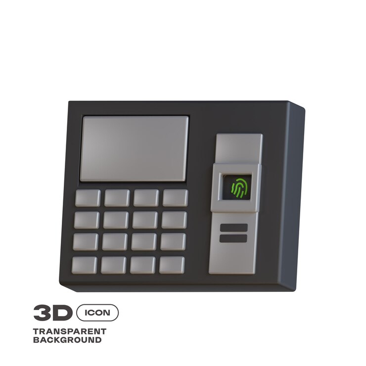PSD electronic smart home 3d icon png template