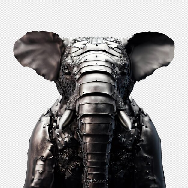 PSD elefant aus metall