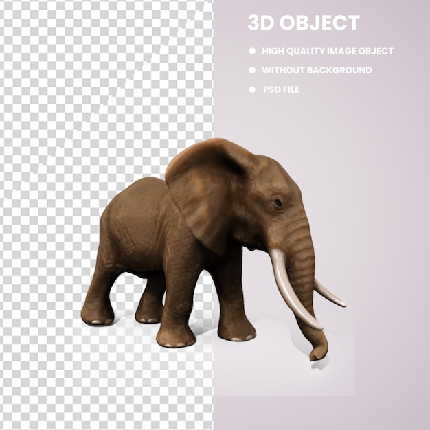 PSD elefant