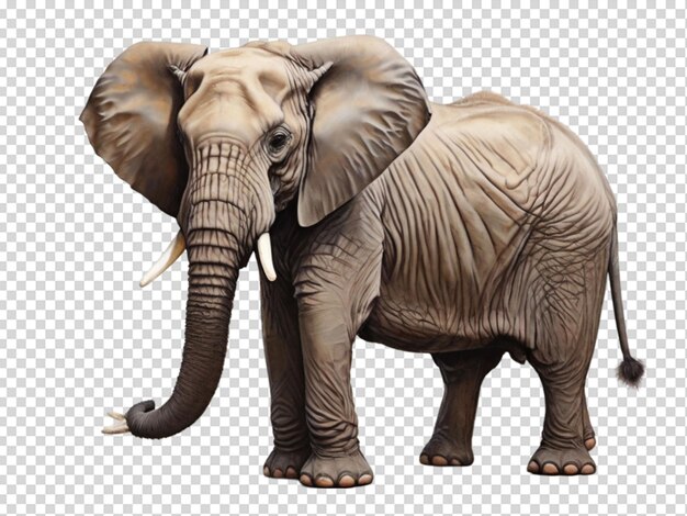 Elefante africano low poly png