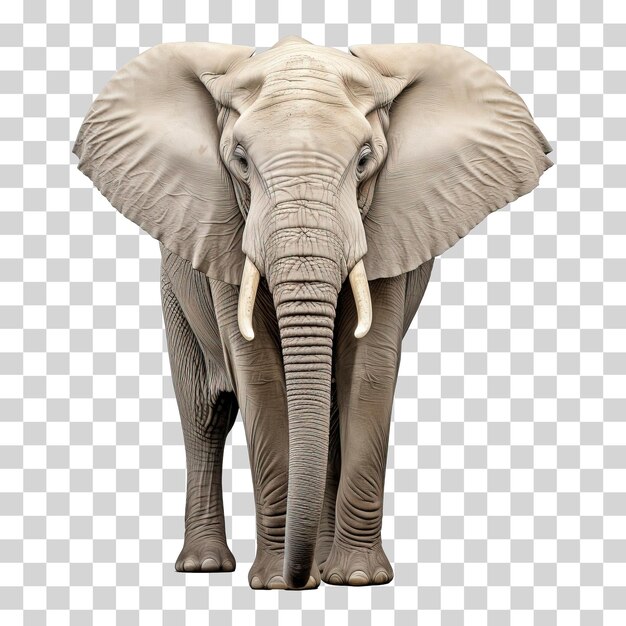 Elefante aislado sobre fondo transparente png