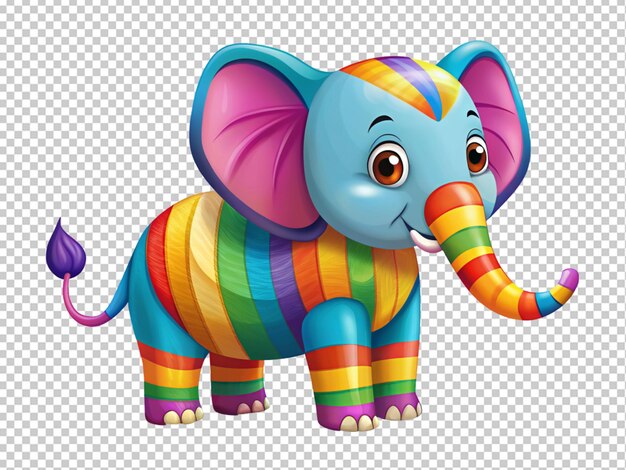 PSD el elefante de colores