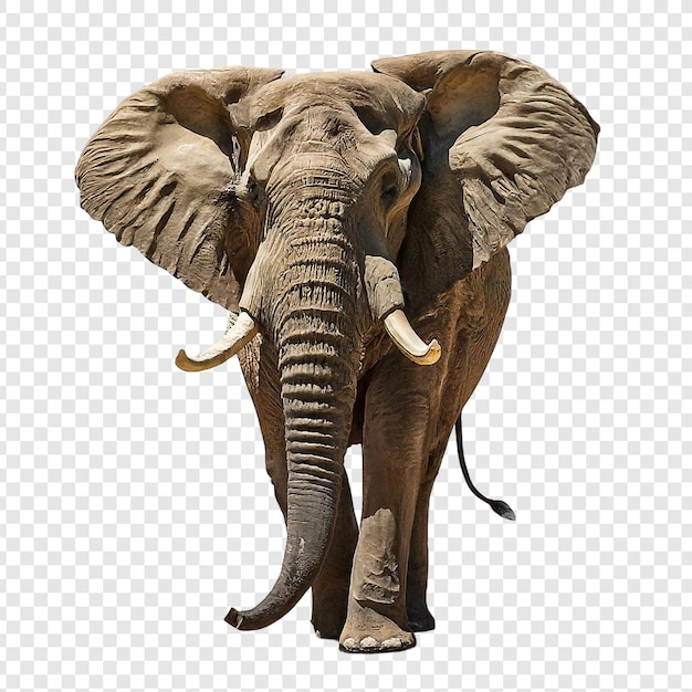 PSD elefante png isolado em fundo transparente