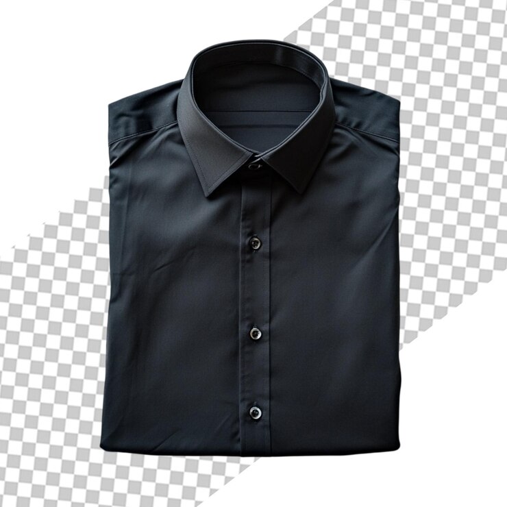 PSD elegant black formal mens shirt fashion design mockup uomo indossa stile maschile look modello di abito