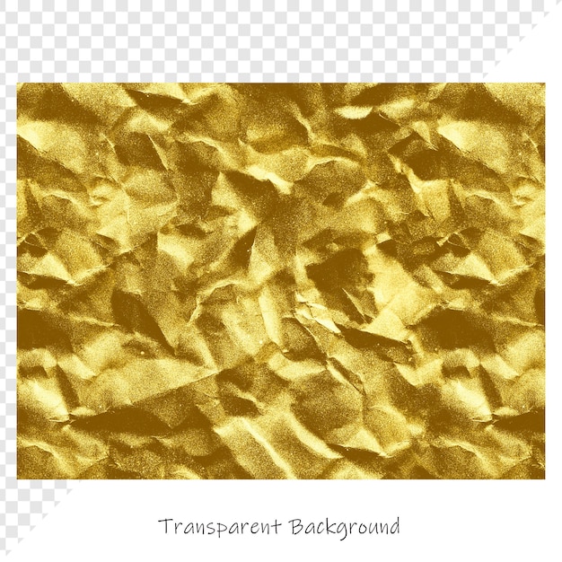 Elegant Crumpled Gold Foil Paper Texture