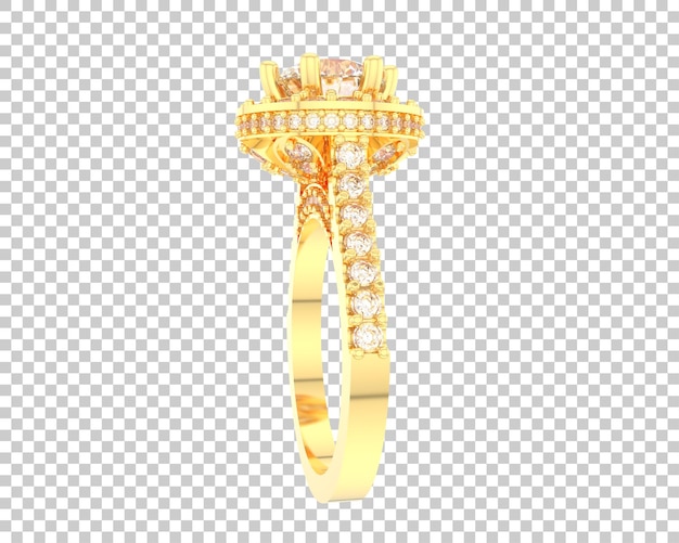 El elegante anillo de diamante Halo