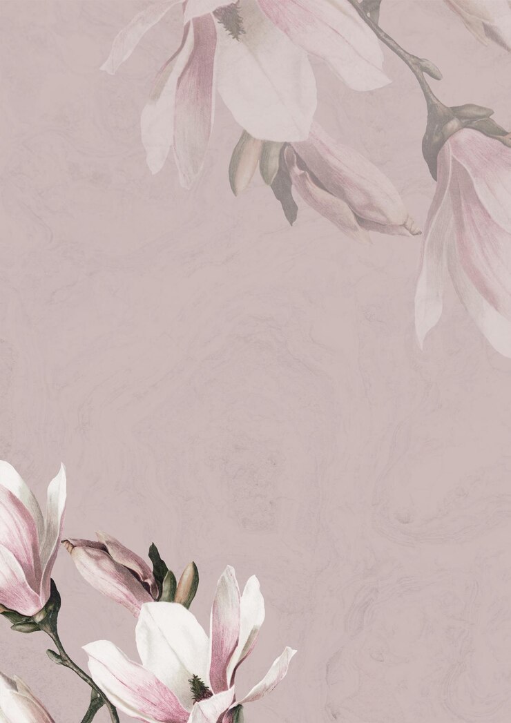 PSD elegante arrangiamento floreale di magnolia rosa per l'invito