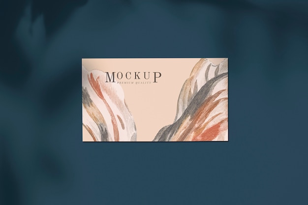 elegante biglietto da visita mockup