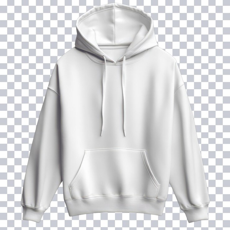 PSD elegante capucha cruda perfecta para la moda urbana y las salidas casuales eleve su armario con esta pieza versátil en fondo transparente