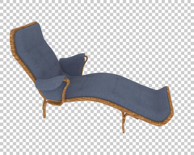 Elegante Chaise Lounge Azul
