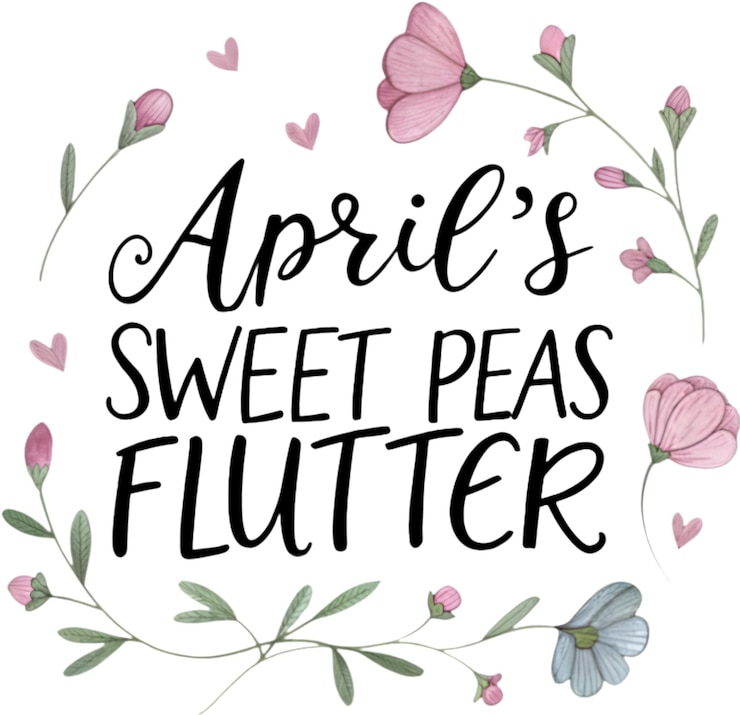 PSD elegante clipart de ervilhas doces de abril mostra a felicidade da beleza e o encantador simbolismo da flor do nascimento