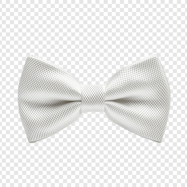 PSD élégante cravate à papillon blanche pour hommes accessoire de mode costume de mariage