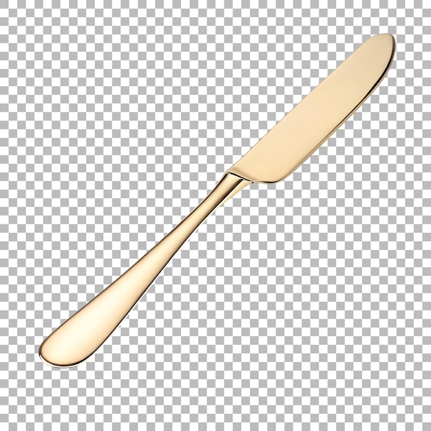 Elegante cuchillo de mantequilla de oro