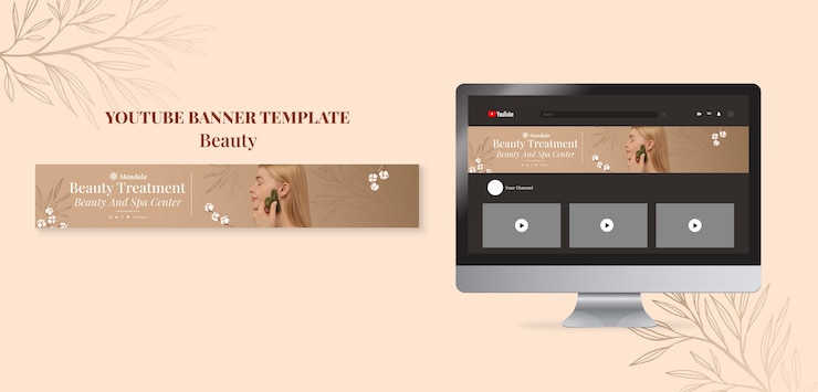 PSD elegante design del modello di bellezza