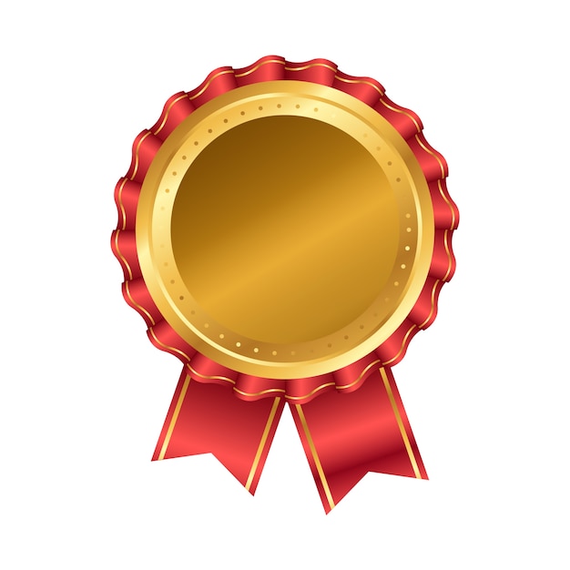 Elegante distintivo isolato