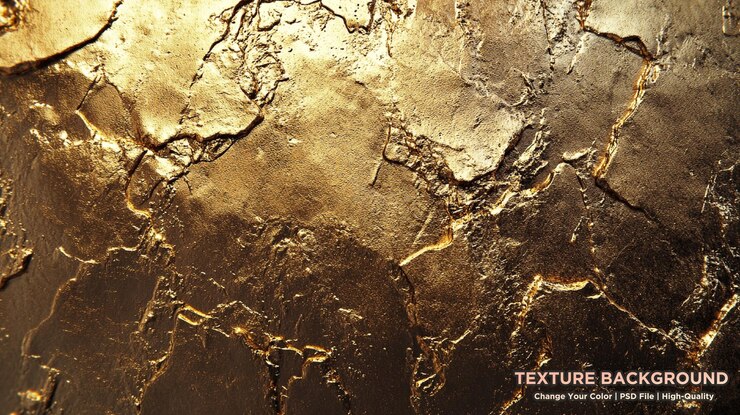 PSD elegante fondo dorado textura diseño de superposición fondo dorado
