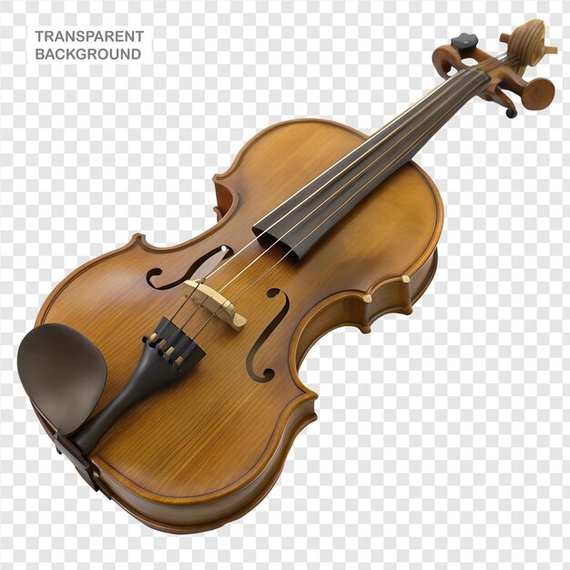 Elegante Geige auf weißem Hintergrund Hoch auflösende Musikinstrumentfotografie