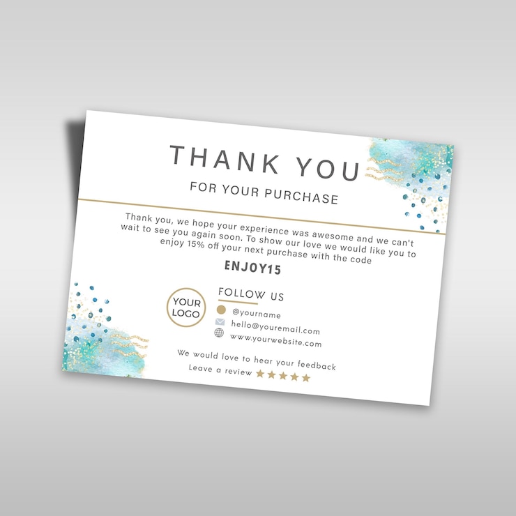 PSD elegante gold grey negócio graças card psd cartão paisagem