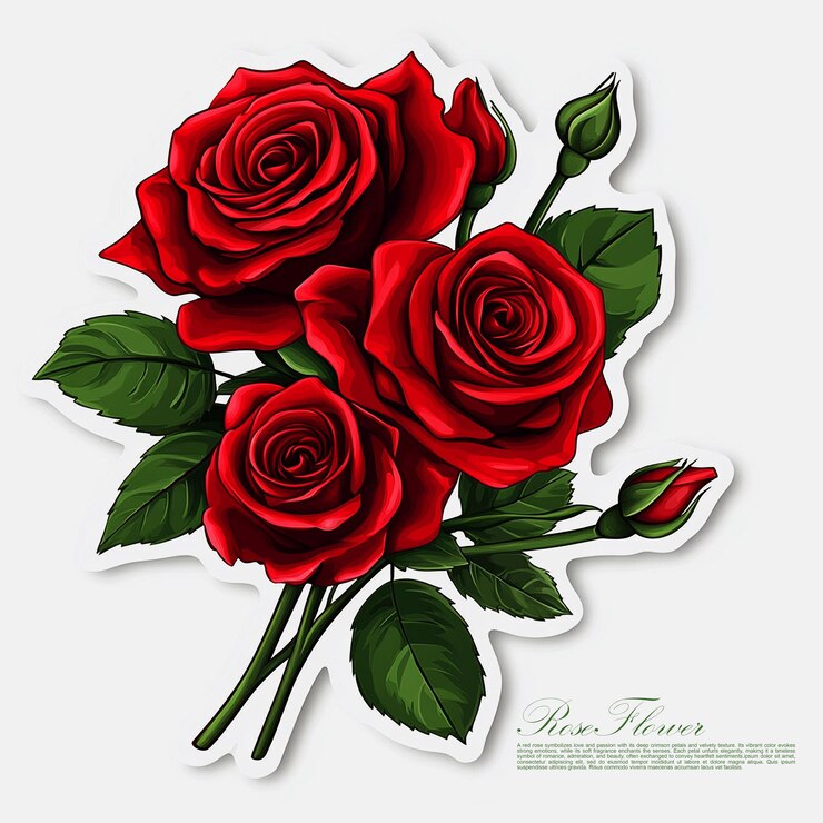 Elegante y hermosa naturaleza Rosa roja
