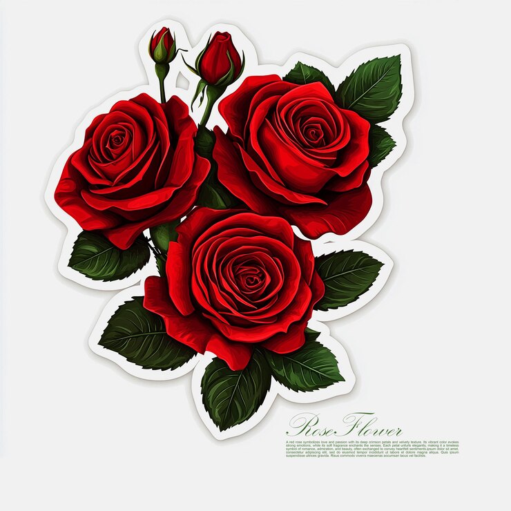 Elegante y hermosa naturaleza Rosa roja