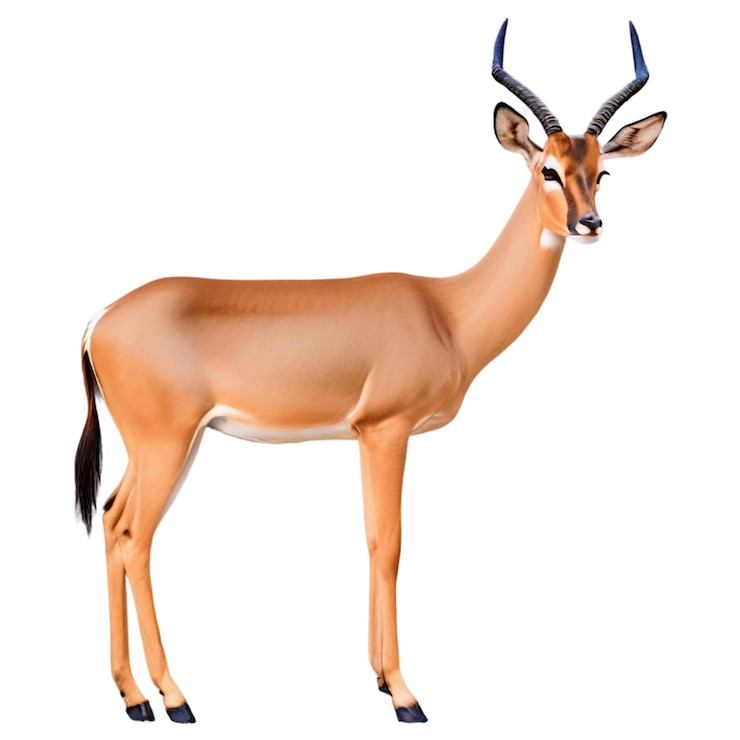PSD el elegante impala en el perfil